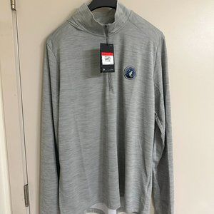Men’s Nike Large Tall Minnesota Timberwolves Dry Fit Quarter Zip - NWT
